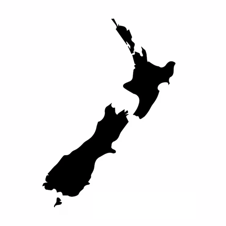 Map of New Zealand